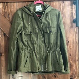 Zara hooded utility trench jacket size Large 💝
